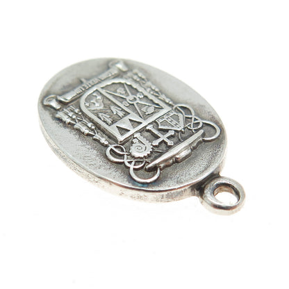 DIEGES & CLUST 925 Sterling Silver Antique Art Deco Bishop Kellenberg Pendant