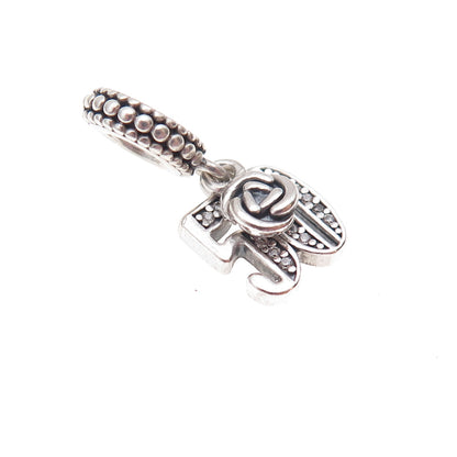 Pandora 925 Sterling Silver Round-Cut C Z 50th Celebration Dangle Charm