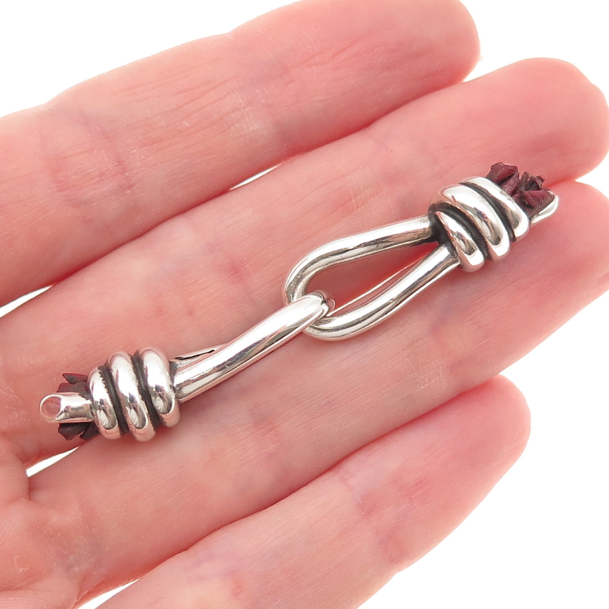 Tiffany & Co. Paloma Picassso 925 Sterling Silver Vintage Necklace Lock Clasp