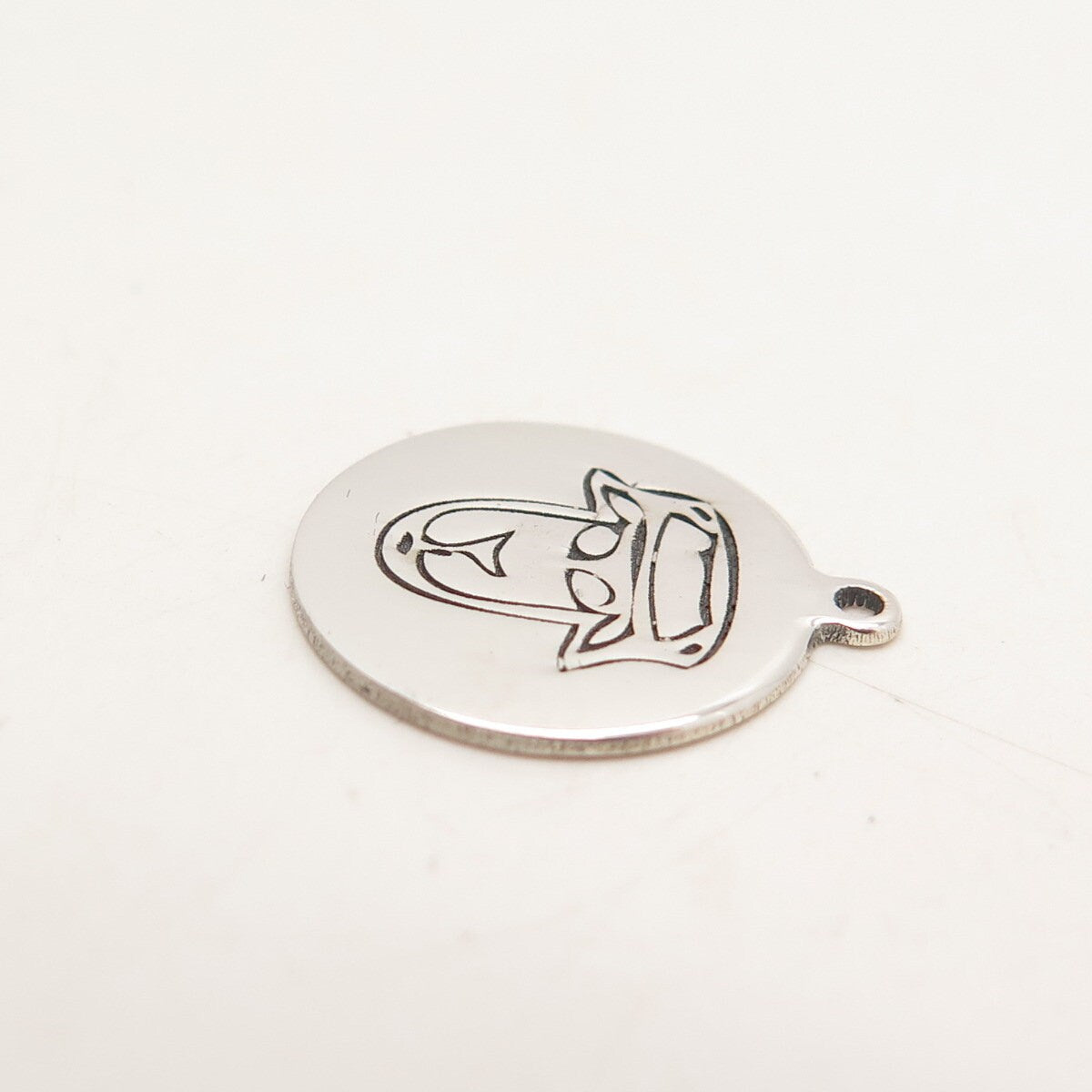 925 Sterling Silver USA Two In Town Sheep Charm Pendant