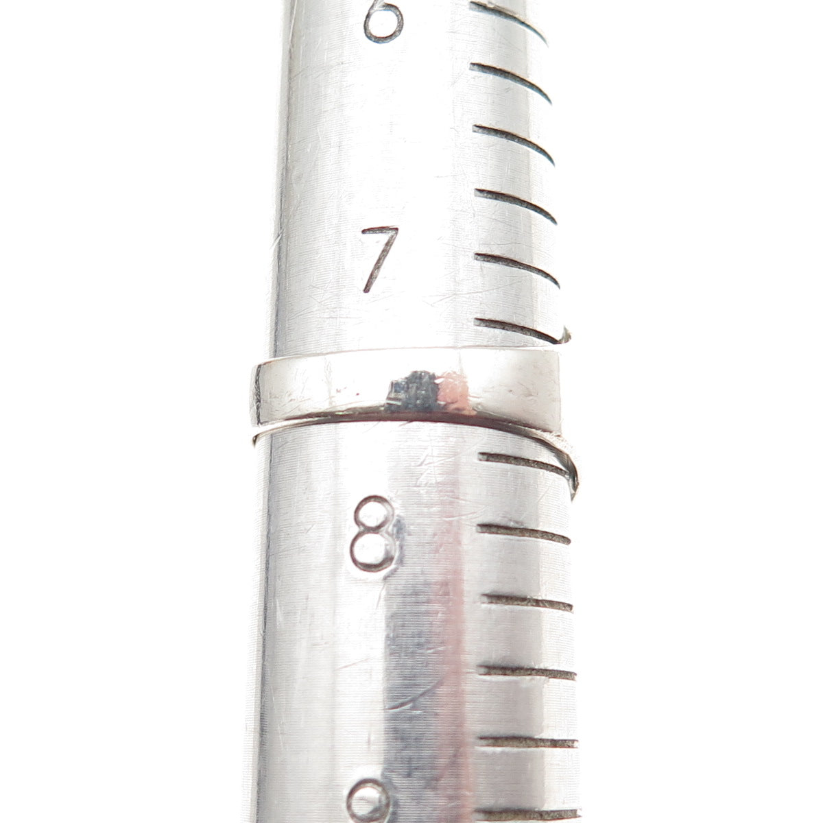 925 Sterling Silver Vintage Real Amethyst Modernist Sun Ring Size 7.75