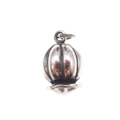 Georg Jensen 925 Sterling Silver Vintage Denmark Air Balloon 3D Charm Pendant