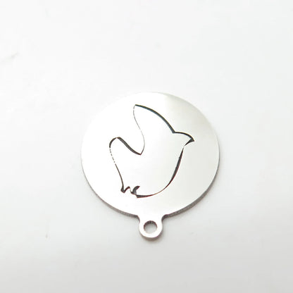 925 Sterling Silver USA Two In Town Horse Charm Pendant