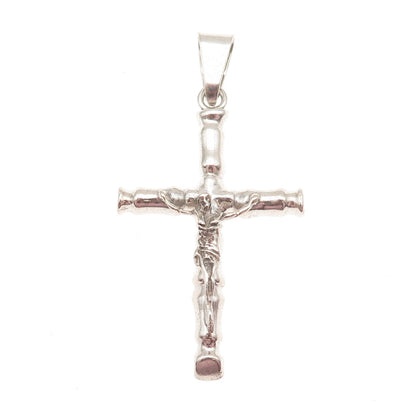 925 Sterling Silver Vintage Mexico Crucifix Cross Pendant