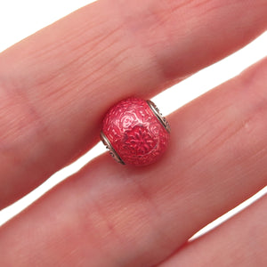 Pandora 925 Sterling Silver Enamel Essence Freedom Slide Bead Charm