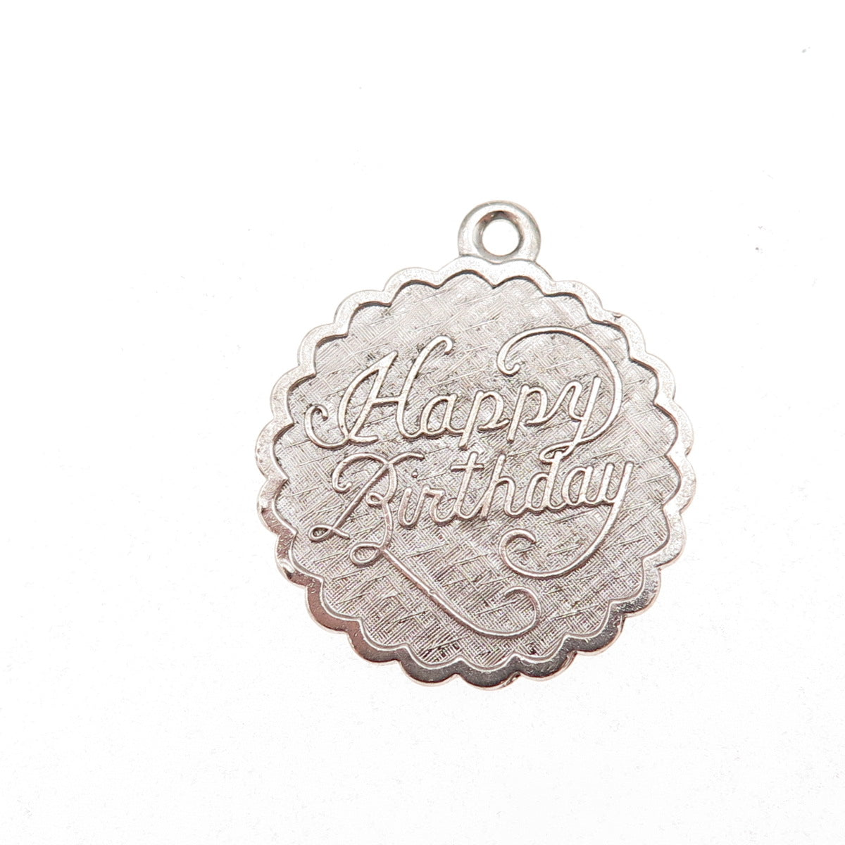 Lamode 925 Sterling Silver Vintage Happy Birthday Charm Pendant