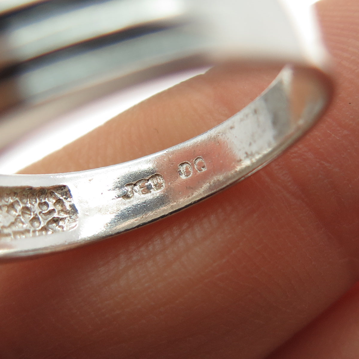 JED Joseph Demarco 925 Sterling Silver Vintage Pear-Cut C Z Ring Size 7
