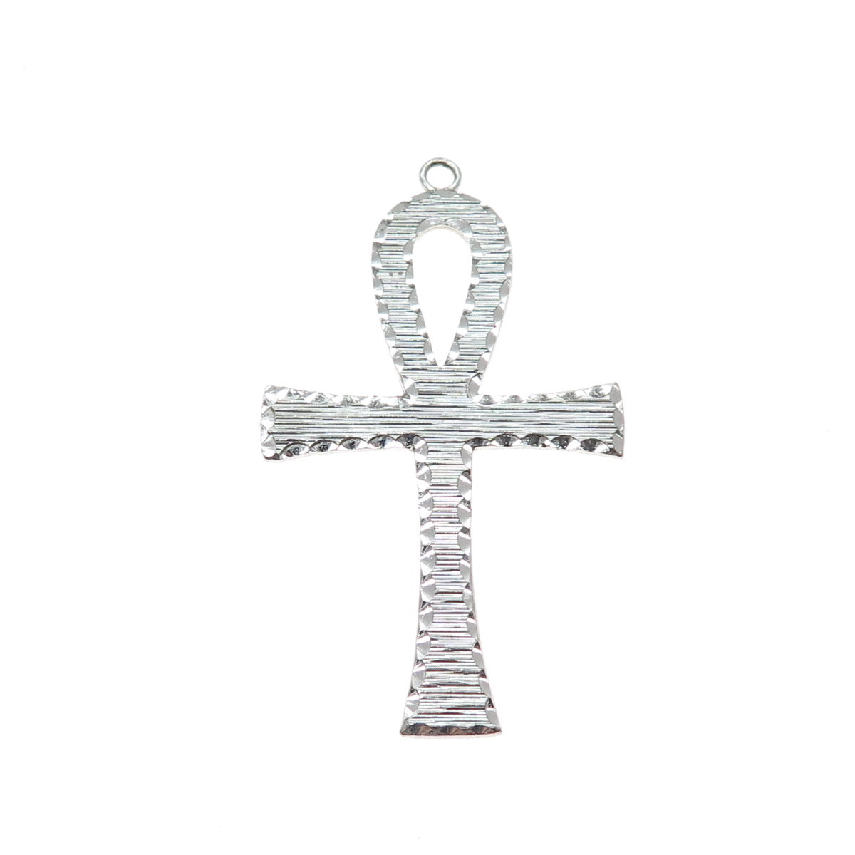 CARL ART 925 Sterling Silver Vintage Egyptian Ankh Pendant