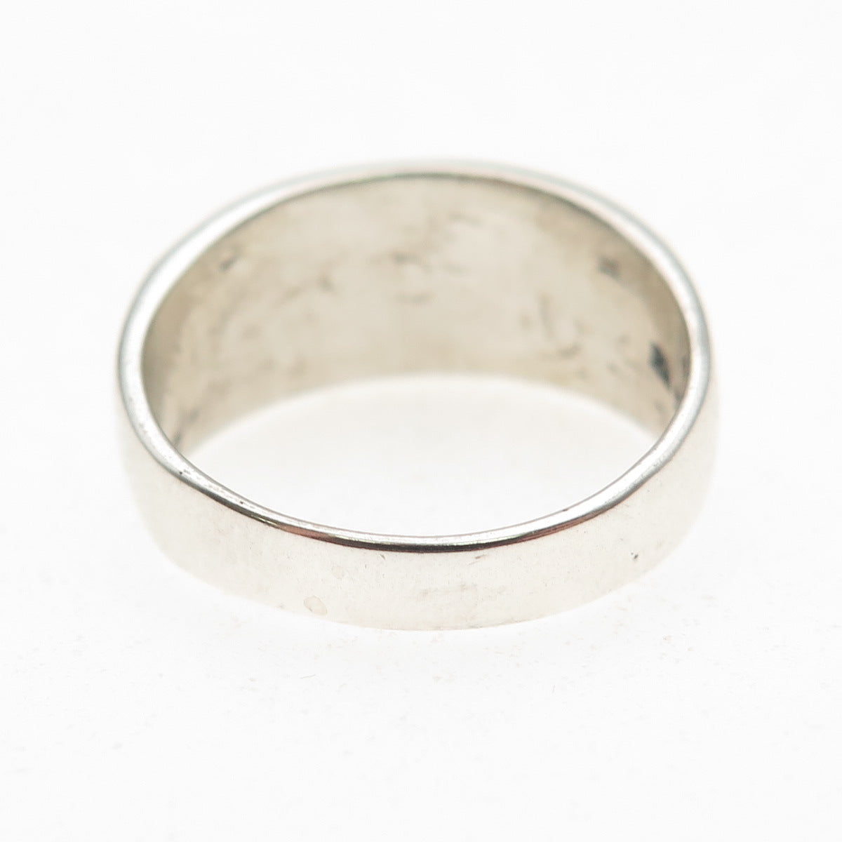 925 Sterling Silver Vintage Pisces Zodiac Sign Oxidized Ring Size 7