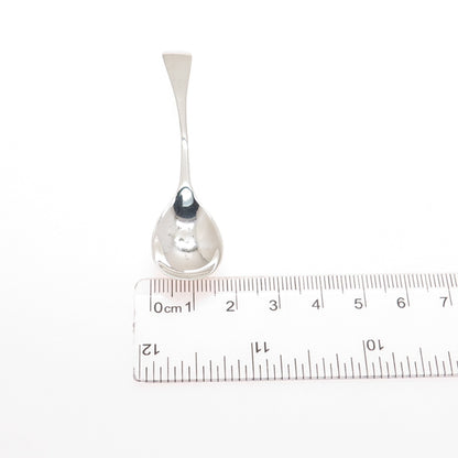 BARKER BROTHERS 925 Sterling Silver Antique 1913 Chester Salt & Spices Spoon