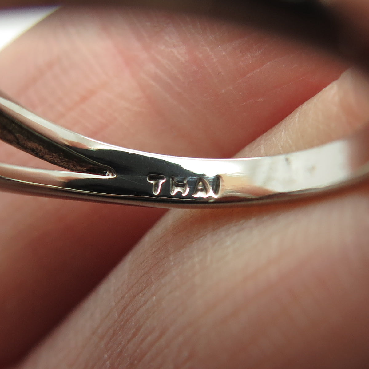 925 Sterling Silver Real Oval-Cut Citrine Ring Size 6.25