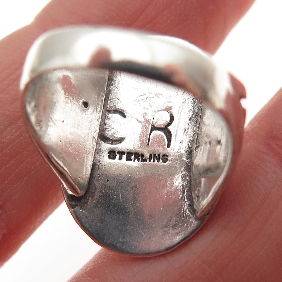 Cynthia Begay Navajo Old Pawn Sterling Silver Vintage Turquoise Ring Size 5.75