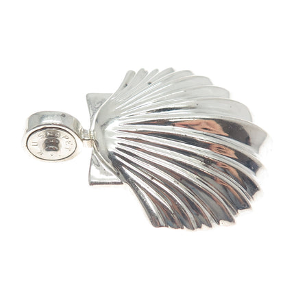 ESPO SIG Joseph Esposito 925 Sterling Silver Vintage Seashell Snap Pendant