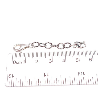 Carolyn Pollack Sterling Silver Vintage Bracelet / Necklace Chain Extension 2"