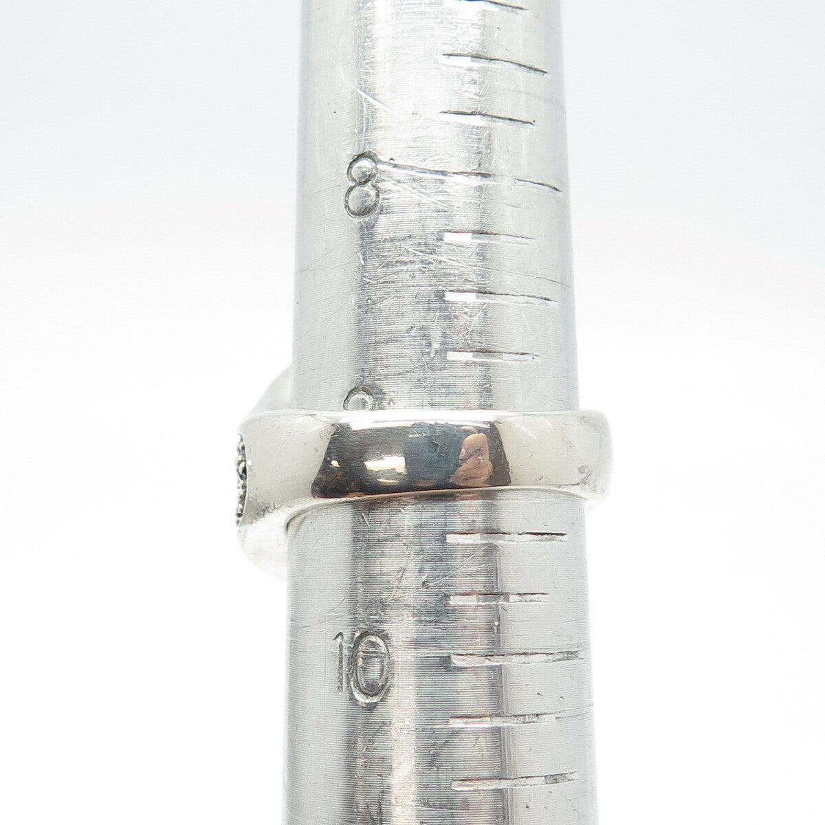 925 Sterling Silver Pave C Z Ring Size 9.25