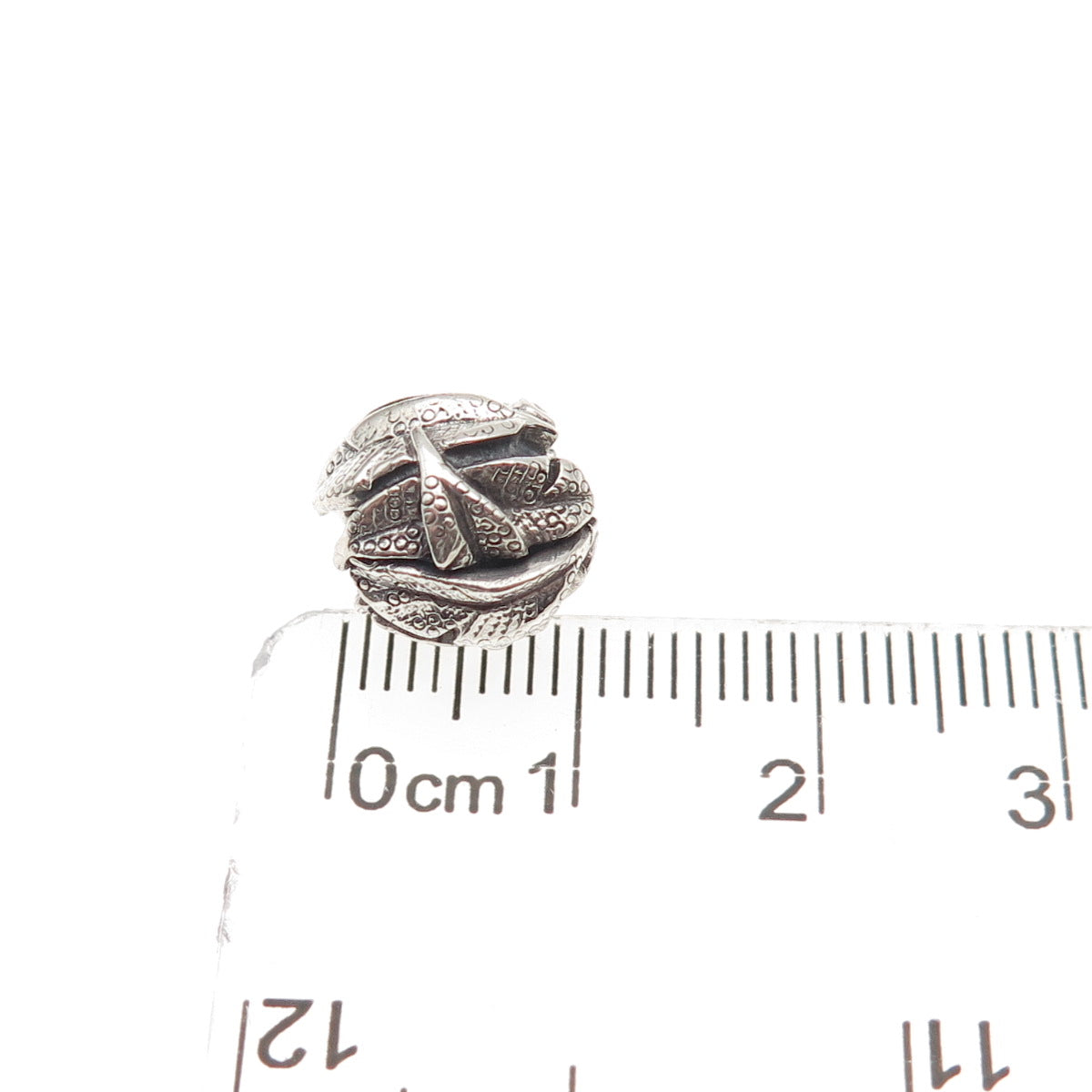 Trollbeads LAA 925 Sterling Silver Angel's Feathers Slide Bead Charm