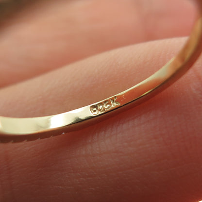 925 Sterling Silver Gold Plated Round-Cut C Z Cross Ring Size 8