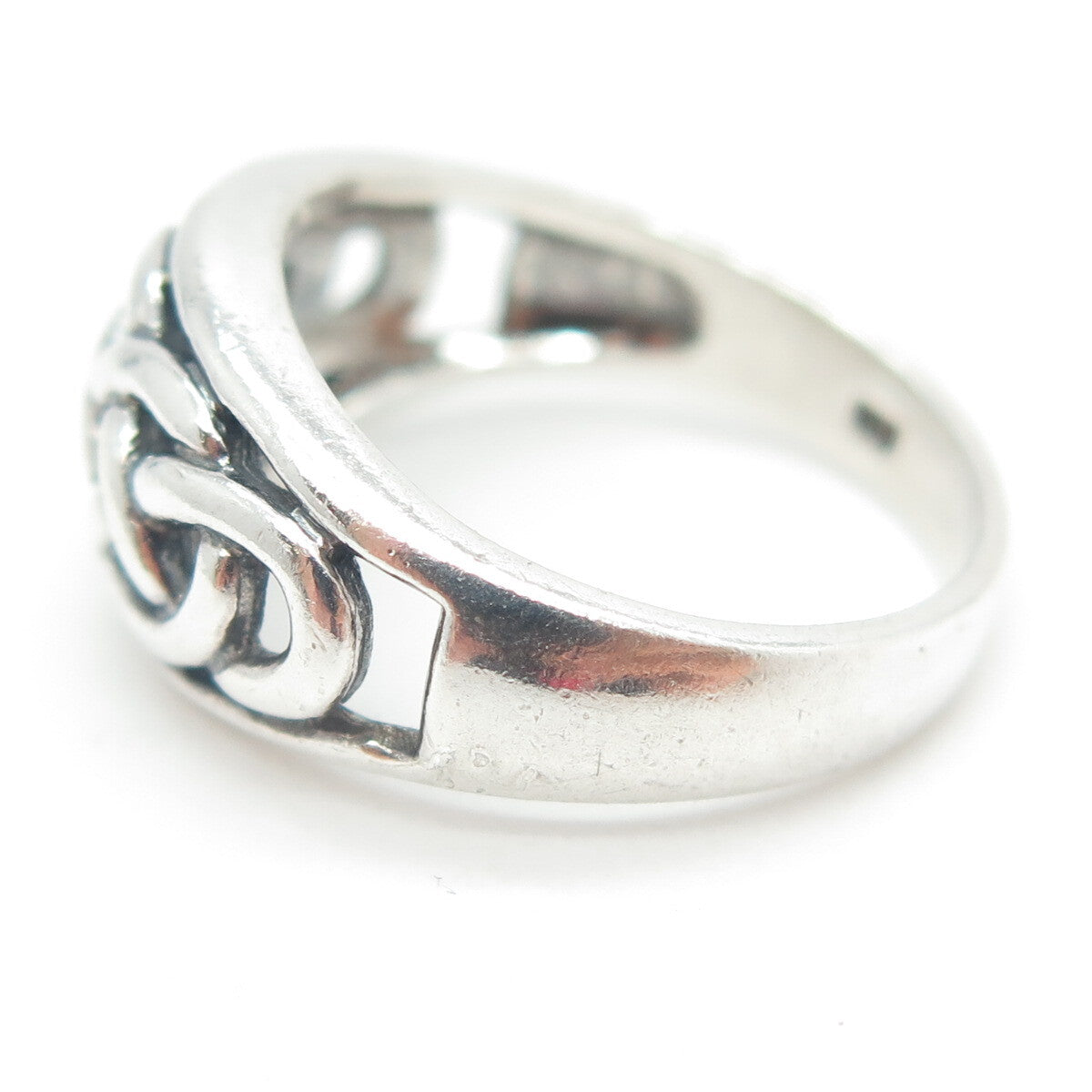 925 Sterling Silver Vintage Celtic Knot Ring Size 6.75