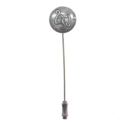 MACO 999 Silver Antique 1887 Wm. H. McGee & Co. Marine Underwriters Lapel Pin