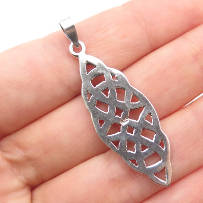 925 Sterling Silver Vintage Celtic Knot Charm Pendant