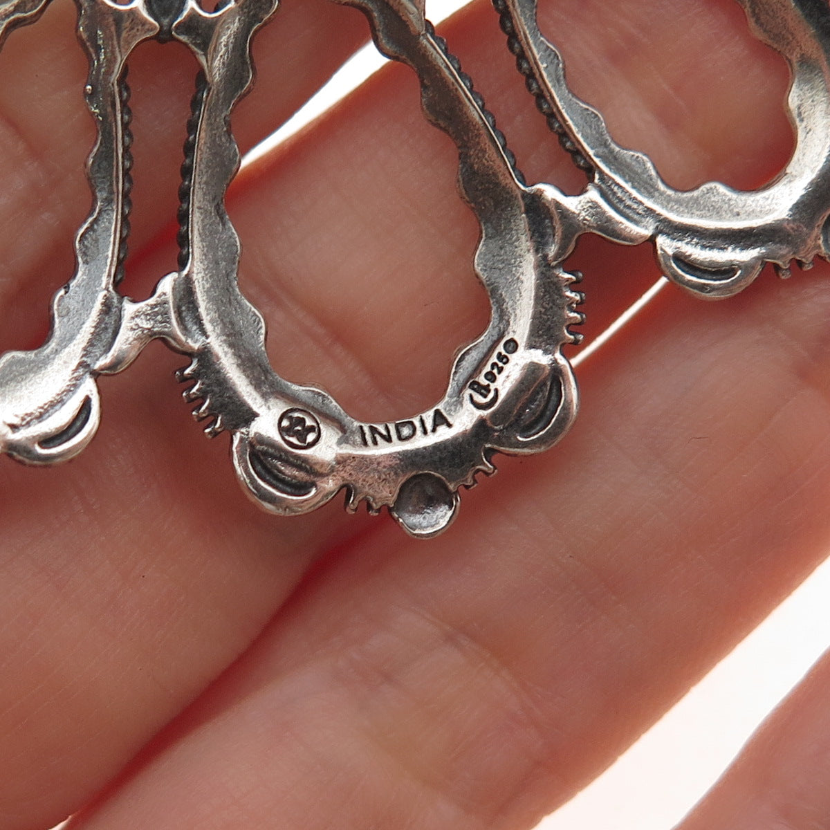 Carolyn Pollack American West Sterling Silver Vintage Centerpiece Necklace Part