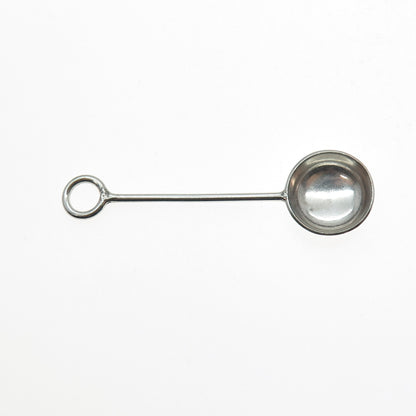 925 Sterling Silver Vintage Snuff Spoon / Ladle Charm Pendant