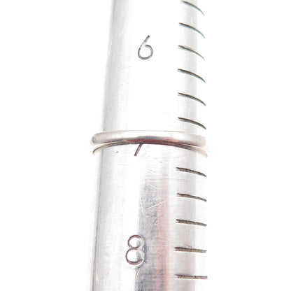 Chuck Clemency 925 Sterling Silver Real Diamond Accent & Peridot Ring Size 7