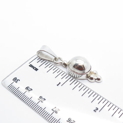 925 Sterling Silver Beaded Pendant