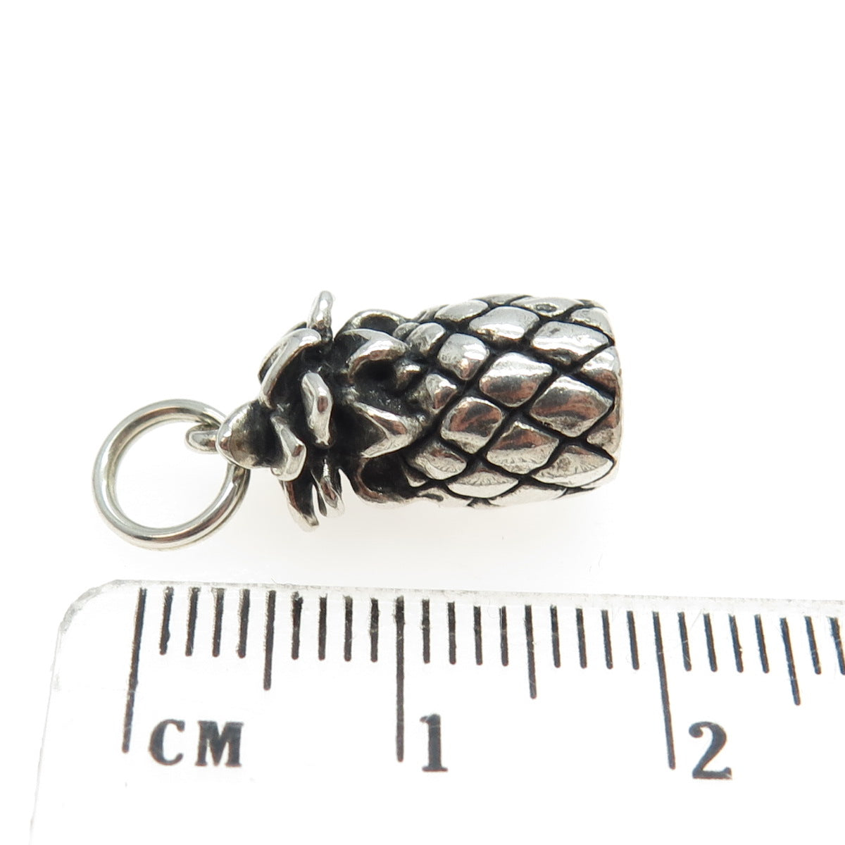 SHUBE 925 Sterling Silver Vintage Pineapple Charm Pendant