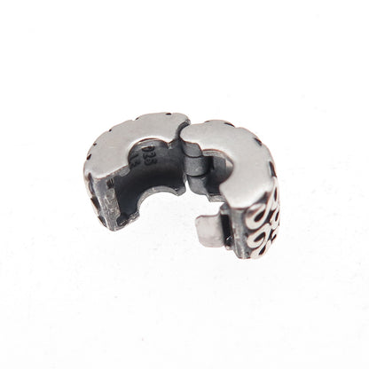 Pandora 925 Sterling Silver S Swirl Clip Charm