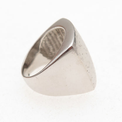 925 Sterling Silver Modernist Dotted Ring Size 7.25