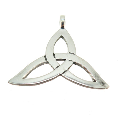 D M K 925 Sterling Silver Vintage 1987 Dublin Triquetra Celtic Pendant