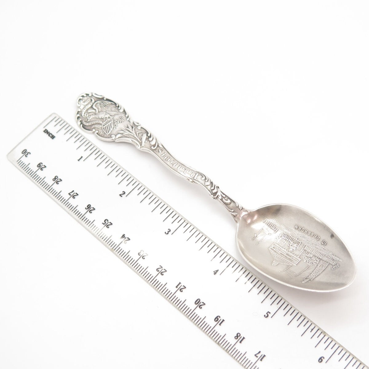 925 Sterling Silver Vintage "Fort Dearborn" Spoon
