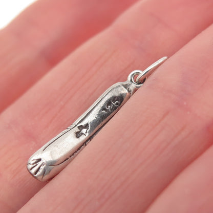Sunwest Sterling Silver Vintage SET of 7 Ballerina Shoe 3D Mini Charm Pendant