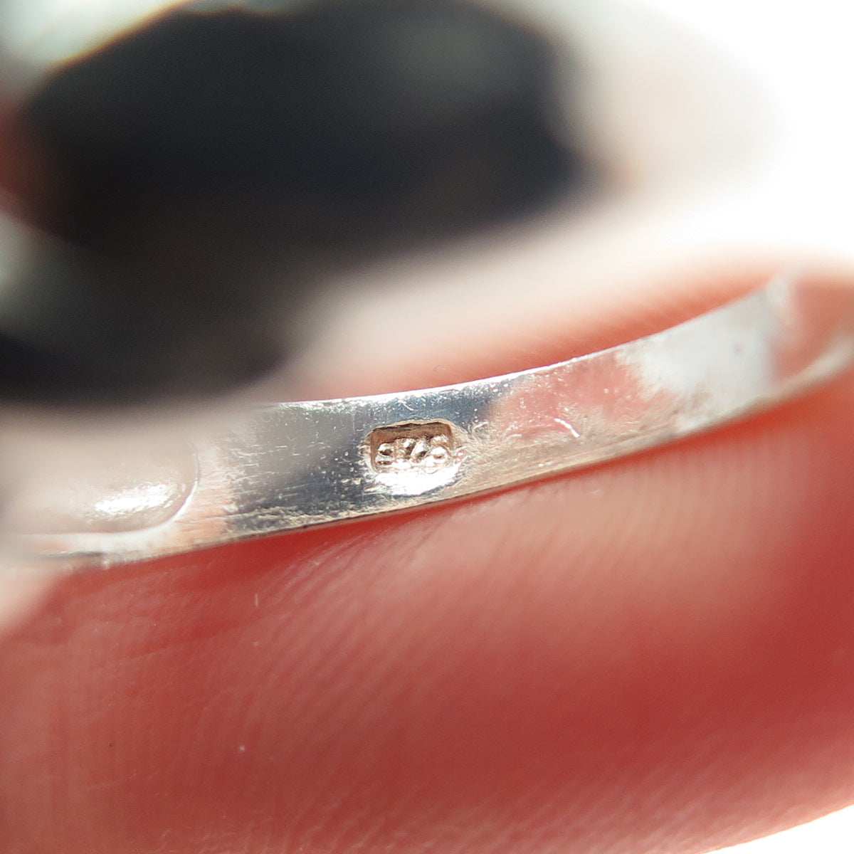 925 Sterling Silver Vintage Modernist Woven Ring Size 6.5