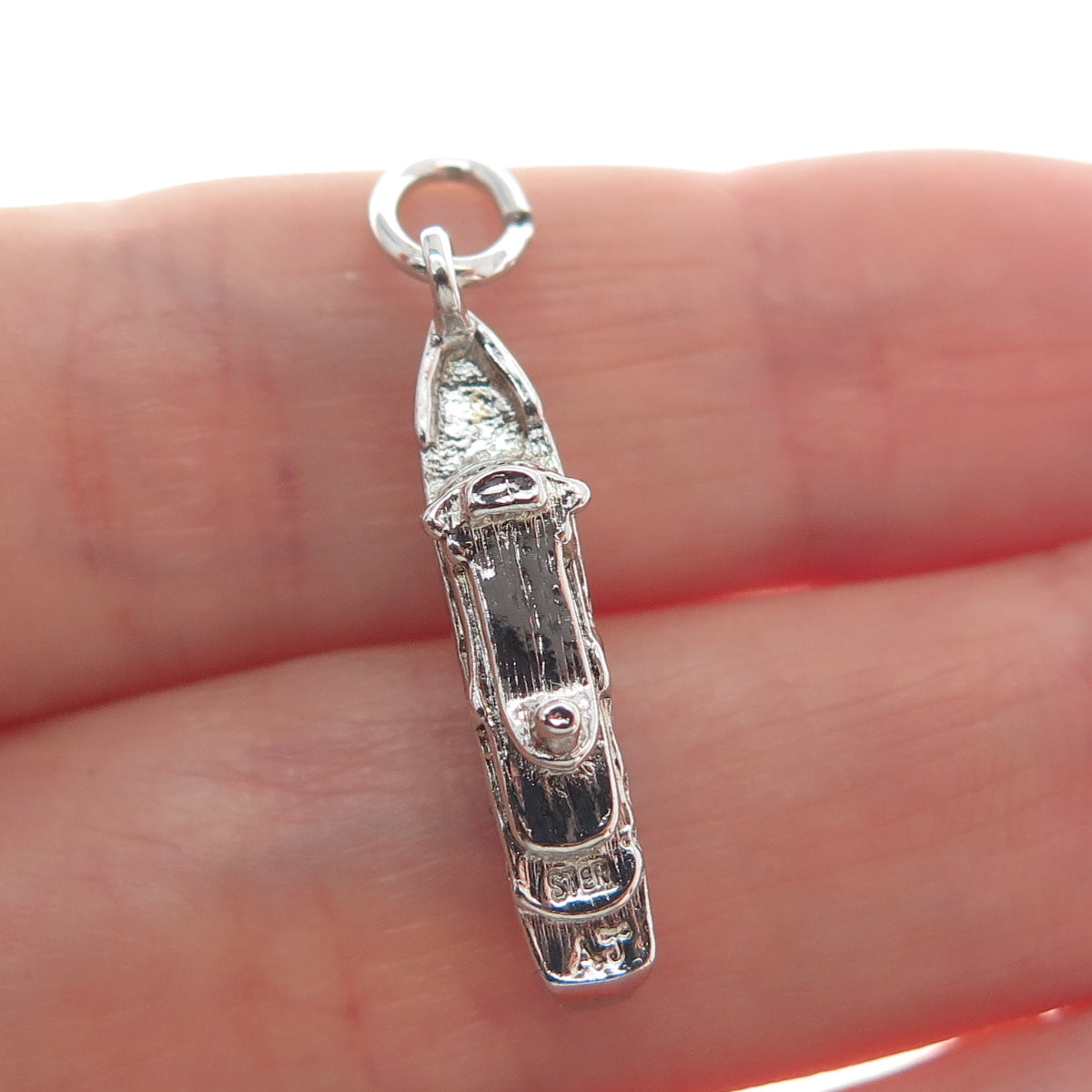 925 Sterling Silver Vintage Chi-Cheemaun Ferry Minimalist Charm Pendant