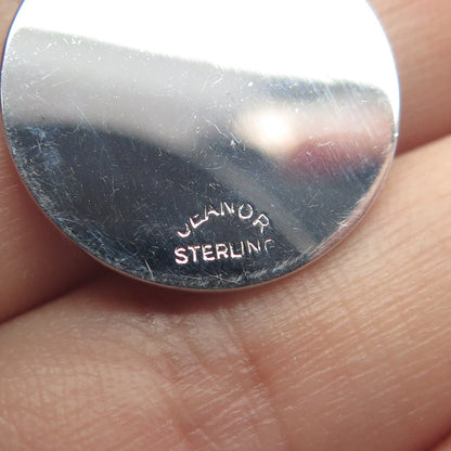 925 Sterling Silver Vintage Jeanor "I'll Never Stop Loving You" Pendant