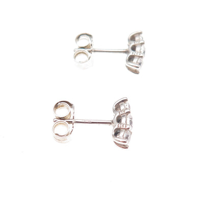 Pandora 925 Sterling Silver C Z Sparkling Elegance Stud Earrings