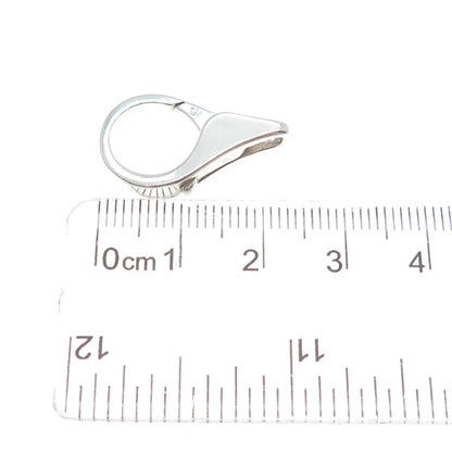 Old Stock 925 Sterling Silver Vintage Bracelet Necklace Lobster Claw Clasp Lock