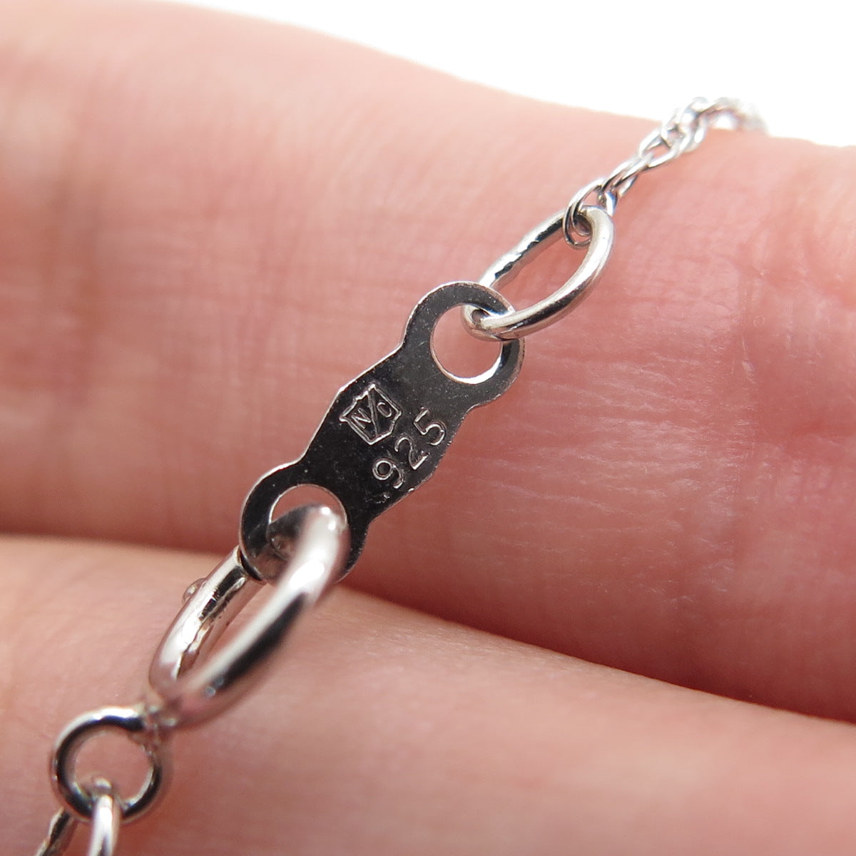 925 Sterling Silver Lab-Created Ruby & C Z Heart Singapore Chain Necklace 18"