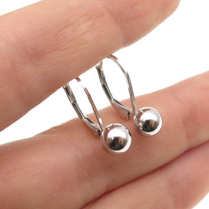 925 Sterling Silver Ball Drop Earrings