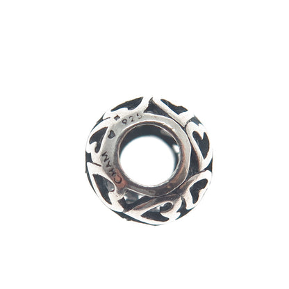 CHAMILIA 925 Sterling Silver Open Hearts Love Bead Charm