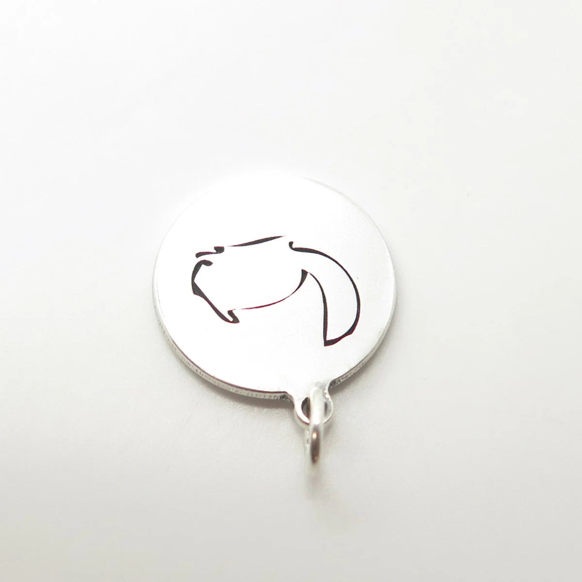 925 Sterling Silver USA Two In Town Squirrel Charm Pendant