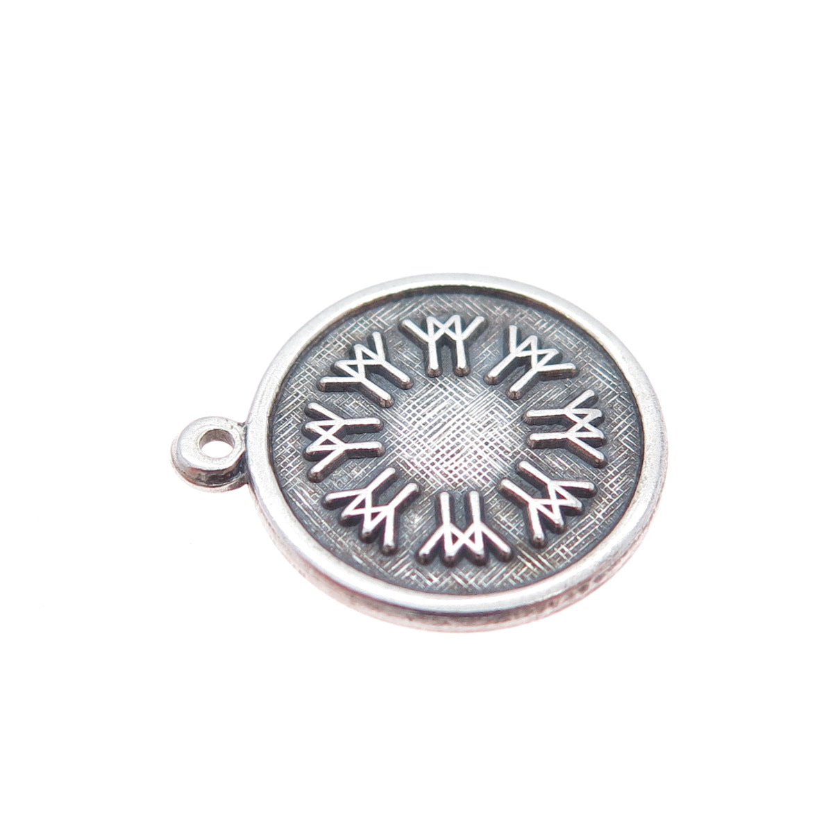 925 Sterling Silver Vintage 1967 ISJC Expo Friendship Minimalist Charm Pendant