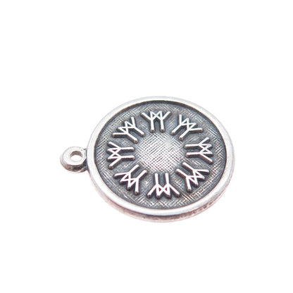 925 Sterling Silver Vintage 1967 ISJC Expo Friendship Minimalist Charm Pendant
