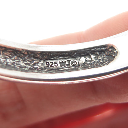 WALDECK JOHNSON 925 Sterling Vintage NASCAR No 20 Tony Stewart Cuff Bracelet 6"