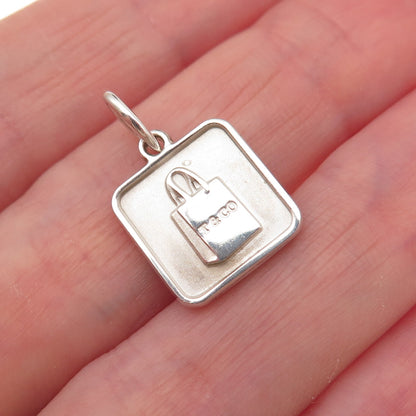 Tiffany & Co. 925 Sterling Silver 2012 Lexicon Bag Charm Pendant