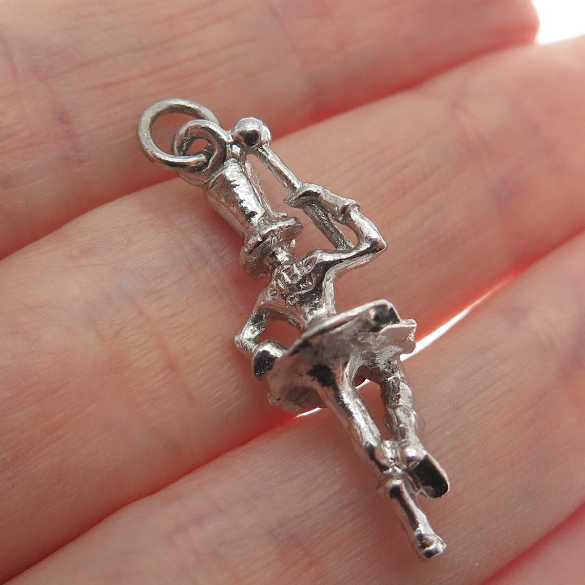 925 Sterling Silver Vintage Grand Marshall Parade 3D Charm Pendant
