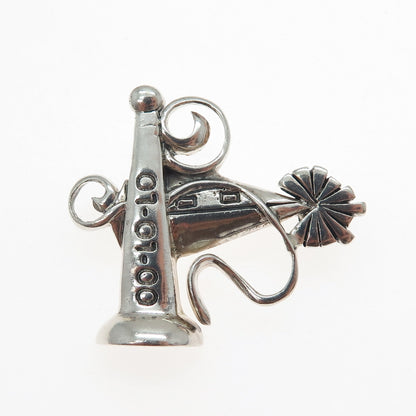 925 Sterling Silver Vintage 01 01 00 Mark Of The Millennium Pin Brooch