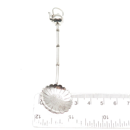 950 Silver Antique Japan Teapot Coffee Spoon
